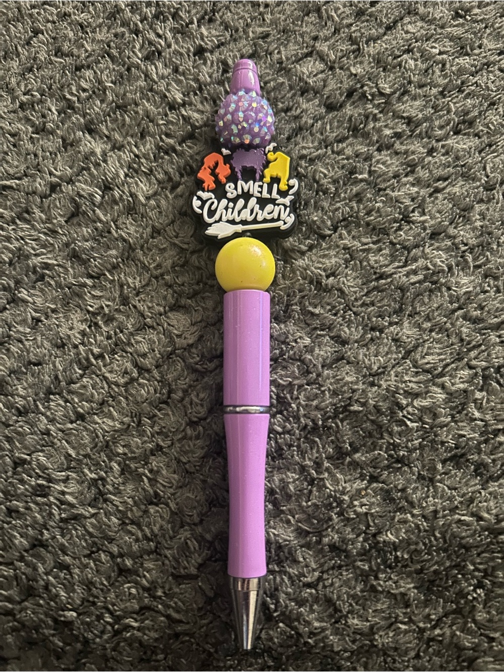 Handcrafted Purple Halloween Hocus Pocus Ballpoint Pen